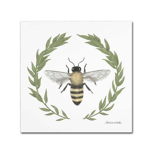 Trademark Fine Art 'Happy to Bee Home I' Canvas Art by Sara Zieve Miller