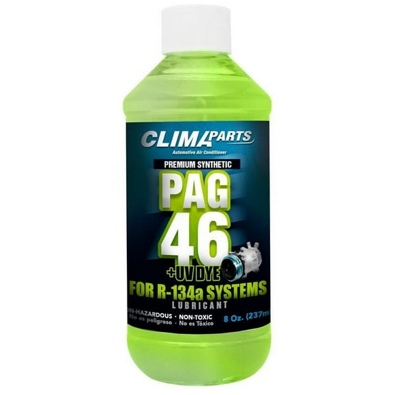 PAG 46UV Premium Synthetic A/C Refrigerant Oil Vis 8oz. for R134a Systems