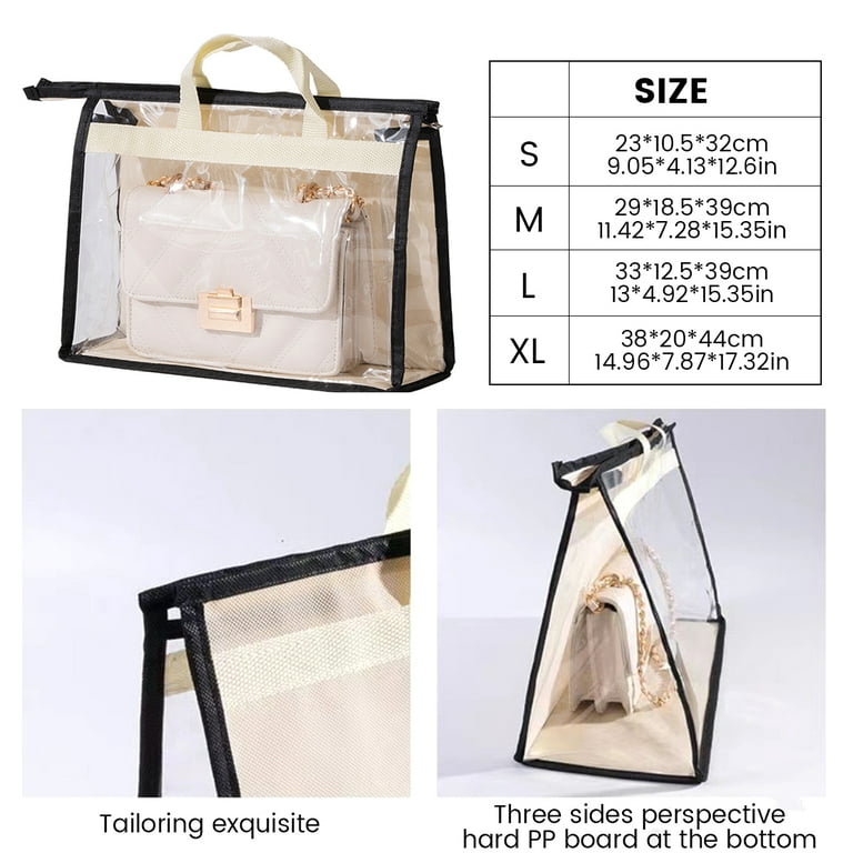 Handbag Storage Bag Organizer Dust Bags Purses Handbags Anti-dust Closet  Clear Purse Protector Storage Bag