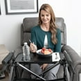 thumbnail image 7 of Stander Walker Tray Accessory for Stander and Able Life Walkers and Rollators, Tray Table with Cup Holder, Tool-free Assembly, Black, 7 of 7