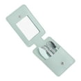 thumbnail image 1 of Fiudx Kit de Cuidado de Cejas, Juego de Herramientas de Precisión, Elegante Bolso de Cuero, para Uso En Casa y de Viaje, Esencial de Belleza Femenina, Paquete Completo de Cuidado, 1 of 6