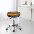 thumbnail image 7 of Fotbe Beautiful African Woman Stool Covers Round,Waterproof Round Bar Stool Covers Bar Chair Covers Washable Stool Cushion Slipcover for 12-14 Inch Chair-12 inch, 7 of 7