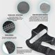 thumbnail image 3 of 4 Pack Trigger Finger Splints Finger Brace Finger Knuckle Immobilization Broken Finger Protector Fits Index Finger Middle Finger Ring Finger Edition, 3 of 5