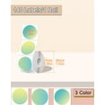 thumbnail image 2 of Joatuxul 2 Inch Round Thermal Printer Labels for T50M/M110/M120/M220/M221, with Barcode, Shipping, Customized, 140 PCS/1 Roll, Gradient Green, 2 of 6