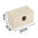 thumbnail image 3 of Xihbxyly Caja de Madera con Solapa, Baúl de Almacenamiento con Cierre Seguro, Organizador de Escritorio de Estilo Vintage, Diseño de Madera Natural, Almacenamiento de Materiales de Arte, Ideal para R, 3 of 3