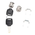 Aestri Motorcycle Top Box Lock Cylinder Core Plug and Keys Replacement ...