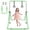 Green, variant on 【LuckyNote】Adjustable Height Gymnastics Bar for Home, Expandable & Foldable Junior Training Horizontal Bar