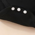 thumbnail image 7 of NOLDARES Baby Girl Winter Clothes Toddler Girls Long Sleeve Romper and Pant Headband Outfits 3pcs Set 0 3 6 9 12 18 24 Months,Black,9-12 M, 7 of 7