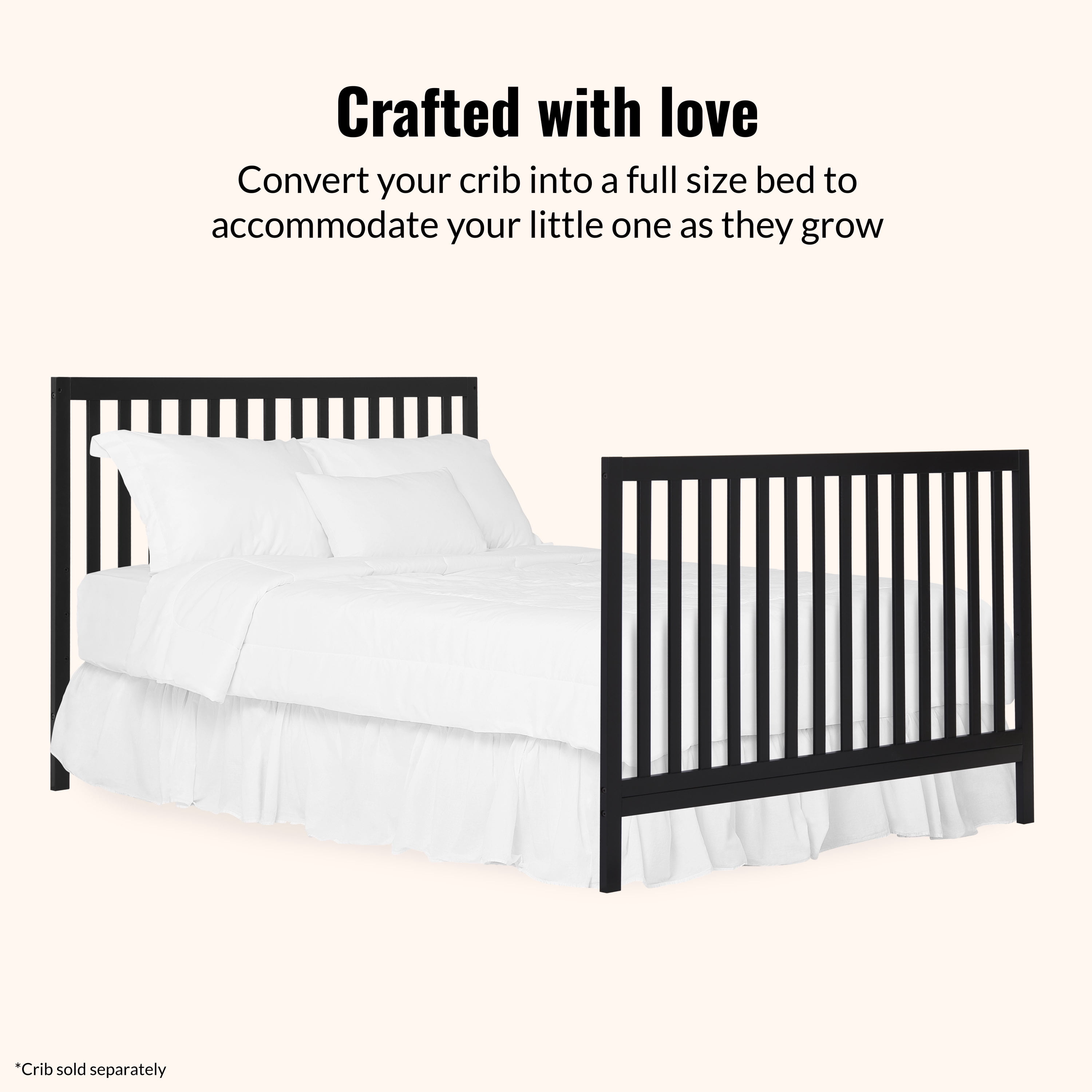 Dream On Me Universal Bed Rail, Carbon