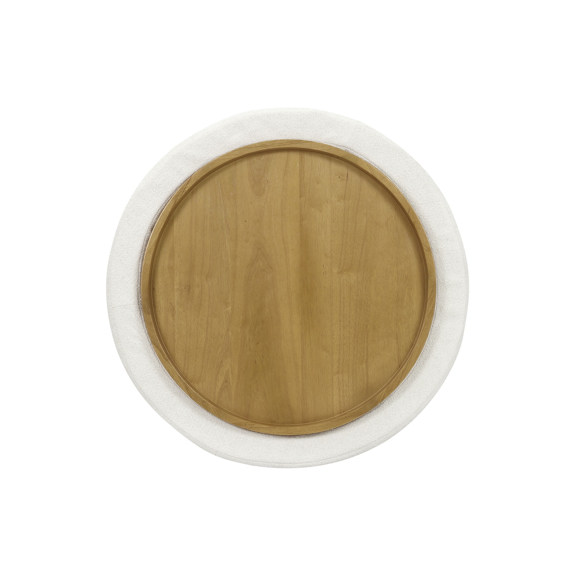 Drew Barrymore Cream Stowaway Coffee Table with Storage