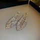 thumbnail image 2 of Sincero 1 Paire Aiguilles Dargent Plaqu De Feuilles De Diamant Boucles Doreilles Design Sens Individualit Boucles Doreilles Boucles Doreilles Mode Tempram, 2 of 5
