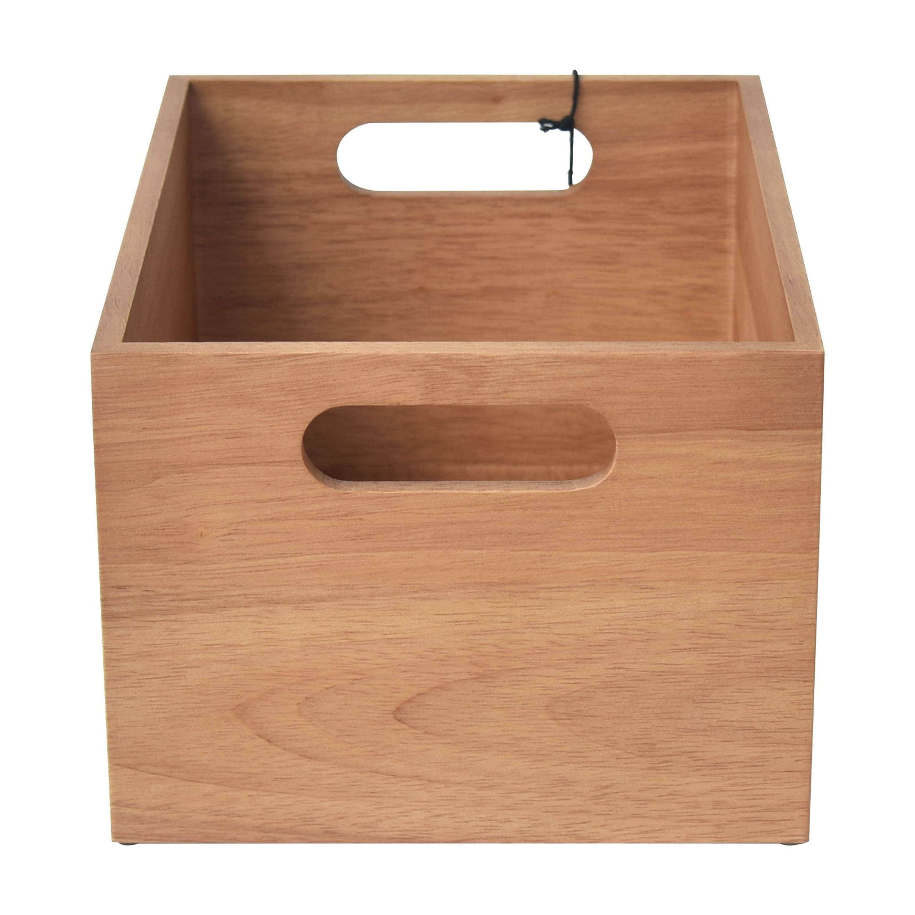 Better Homes & Gardens Wood Basket, Light Honey