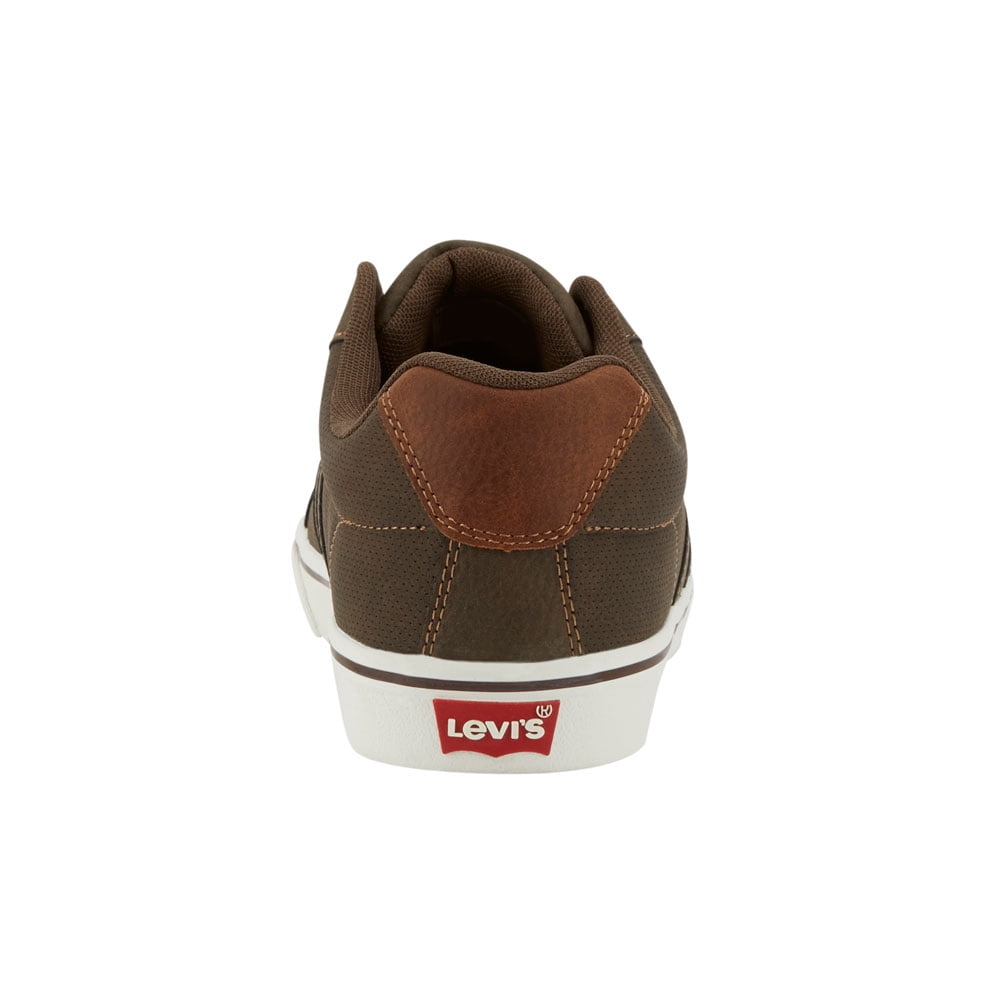 Levi's Mens Turner Tumbled Wax Casual Fashion Sneaker Shoe, Brown/Tan, Size 9