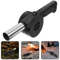 thumbnail image 3 of 1Pack Black Hand Crank Fire Blower Compact Design for Outdoor Enthusiasts BBQ Airflow Generation, 3 of 8