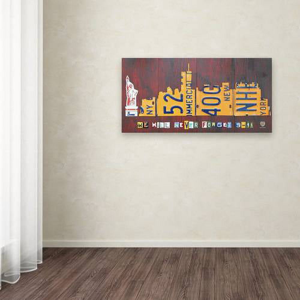 Trademark Fine Art 'NYC Skyline 911 Version' Canvas Art by Design Turnpike