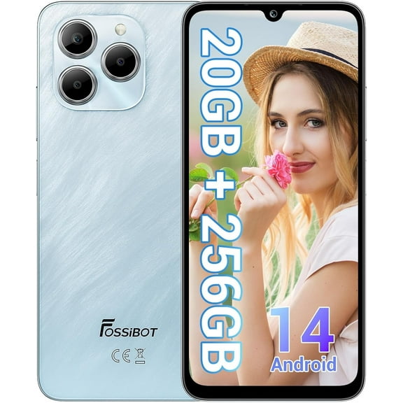 FOSSiBOT S2 6.72" FHD Display Helio G85 20GB 256GB 5000mAh Battery 50MP 16MP Camera Android 14 4G Smartphone Black