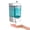 White, variant on Interhasa Wall-Mounted Commercial Soap & Lotion Dispenser, 600ml/21oz,Black