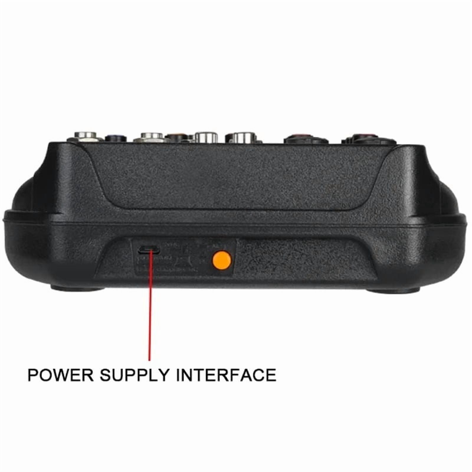4 channel Mixer Dj Mixing Console Met Bluetooth 48V Phantom Power Monitor Systeem Usb Mixer ,Easy to Operate