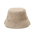 thumbnail image 5 of COCOpeaunt New Women Fall Winter Classic Corduroy Bucket Hat Outdoor Panama Harajuku Fishing Bucket Hats for Female Male Unisex Casual Cap, 5 of 6