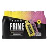 Prime Hydration Sports Drink, Duo Pack, Lemonade, Strawberry, 12 fl oz, 8 Pack, Bottles