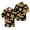 815, variant on Tacos Taco Bell Dinosaur Tropical Leaf Aloha Hawaiian Short Sleeve Button-Up Shirt
