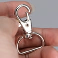 thumbnail image 4 of FRCOLOR 30pcs 360 Degrees Swivel Trigger Snap Hooks for Home (Silver),2.44"X2.44"X0.12", 4 of 10