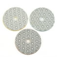 thumbnail image 4 of MYG 3PCS 4 Inch 100mm Dry/wet Diamond 3 Step Polishing Pads Granite Polishing Tool, 4 of 10