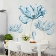 thumbnail image 4 of Drppepioner Decor Flower Wall Sticker Wallpaper,Self-Adhesive Bedroom Warm Living Room Wallpaper Room Wall Stickers 60X90Cm, 4 of 9