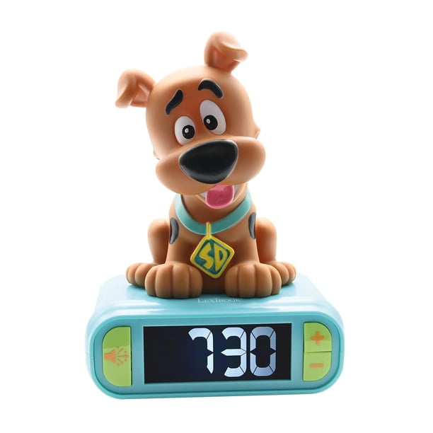 Despertador LexiBook Scooby-Doo digital con luz nocturna para niños