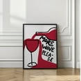 thumbnail image 3 of More Wine Please Framed Art Modern Wall Decor, 3 of 15
