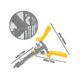 thumbnail image 5 of Kit de alicates para anillos de clavos tipo M con 2400 clips M para sujetar cercas, 5 of 5