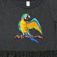 thumbnail image 4 of Inktastic Blue and Gold Macaw Parrot Girls Toddler Dress, 4 of 5