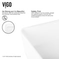 thumbnail image 2 of Vigo Vg04003 Sirena 17-3/4" Rectangular Stone Composite Vessel Bathroom Sink - White, 2 of 10