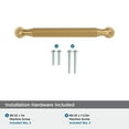 thumbnail image 4 of Amerock Collet 5-1/16 inch (128mm) Center-to-Center Champagne Bronze Cabinet Pull, 4 of 6