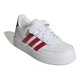 thumbnail image 2 of Tenis Niño adidas Breaknet 2.0 Blanco Rojo Streetwear Original Sneakers Casual Moderno Ligero Infant blanco 17.5, 2 of 10