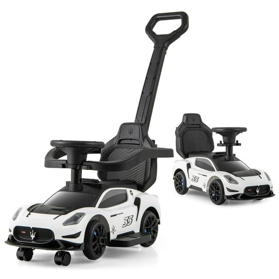 Infans 3-in-1 Ride on Push Car Maserati Licensed Foot to Floor Kids Sliding Walking Car