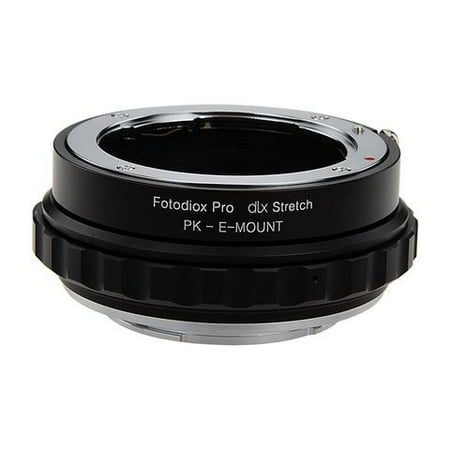 Pentax Pk Mount - Fotodiox DLX Stretch Lens Mount Adapter - Pentax K Mount (PK) SLR Lens to Sony Alpha E-Mount Mirrorless Camera Body with Macro Focusing Helicoid and Magnetic Drop-In Filters