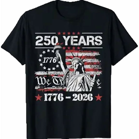 Vintage 250 Years American Flag 250th Birthday USA T-Shirt
