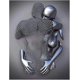 thumbnail image 4 of Art Modern Poster Set of 3 - 3D Metal Figure Statue Art Love Heart Kiss Pictures Wall Art Decoration - Without Frame - Wall Decoration Wall Living Roo, 4 of 5