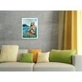 thumbnail image 4 of Hawaiian Mermaid - Aloha from Hawaii - From an Original Color Painting by Scott Westmoreland - Fine Art Rolled Canvas Print 11in x 14in, 4 of 4