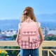 thumbnail image 4 of Mochila ligera para niñas con decoración en forma de lazo - 41x28x18cm, 550g, múltiples compartimentos para material escolar y uso diario, 4 of 4
