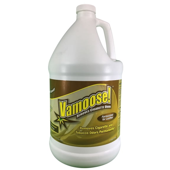 Vamoose! Smoke Odor Air Freshener & Eliminator, Leather Scent, Gallon Refill