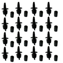 50PCS Bottle Pourers Syrup Pourer Pour Spouts Plastic Liquor Bottle Pourers with Rubber P C1844