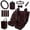 Red Spider Web, variant on Qpednta 15Pcs Pumpkin Ghost Auto Interior Seat Covers Full Set, Steering Wheel Cover, Seatbelt Pads, Garbage Bin, Cup Coasters, Storage Pouch, Easy to Install, Universal Fits Suvs Trucks