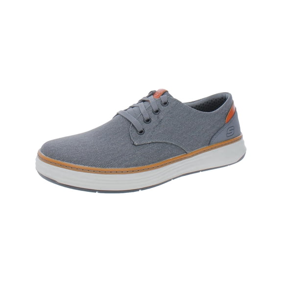 Skechers Moreno-Ederson Casual Sneakers for Men, Lace-Up Comfort Casual Shoes
