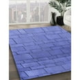 thumbnail image 3 of Ahgly Company Machine Washable Indoor Rectangle Transitional Sky Blue Area Rugs, 2' x 5', 3 of 7