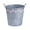C, variant on Galvanized Metal Large Planter with Lid, Farmhouse Style Container, Embossed Decorative Pot for Outdoor Garden Patio Storage