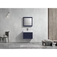 thumbnail image 4 of Kubebath Bliss 30" Blue Wall Mount Modern Bathroom Vanity, 4 of 6