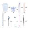 thumbnail image 2 of Epoxy Resin Tools Set Resin Mold Tools Kit Workbenches Plastic Beaker Drill Equipments Wood Stick Disposable Cups Dispenser For Create Art,DIY ,Easy to Clean, 2 of 7