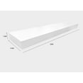 thumbnail image 3 of Mainstays White 23" Wood Floating Shelf, 3 of 6